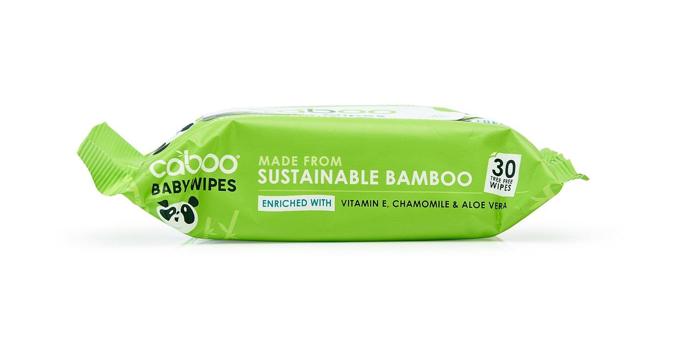 image:imageCaboo Baby Wipes Made with Bamboo Viscose Certified Made Safe Ingredients Unscented Baby Wipes Good for Sensitive Skin 72 Wipes Per Travel Pack Total of 216 Wet WipesUnscented