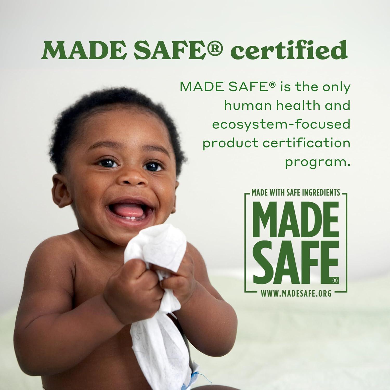 image:imageCaboo Baby Wipes Made with Bamboo Viscose Certified Made Safe Ingredients Unscented Baby Wipes Good for Sensitive Skin 72 Wipes Per Travel Pack Total of 216 Wet WipesUnscented