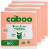image:imageCaboo Tree Free Napkins 4 Packs of 250 1000 Total Napkins Sustainable amp Disposable Kitchen Napkin250 Count Pack of 4