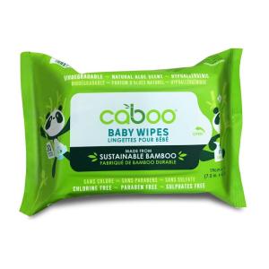 Caboo Baby Wipes, Made with Bamboo Viscose, Certified Made Safe Ingredients, Unscented Baby Wipes Good for Sensitive Skin, 72 Wipes Per Travel Pack, Total of 216 Wet Wipes(Unscented)